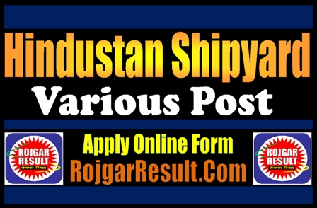 Hindustan Shipyard Recruitment 2023