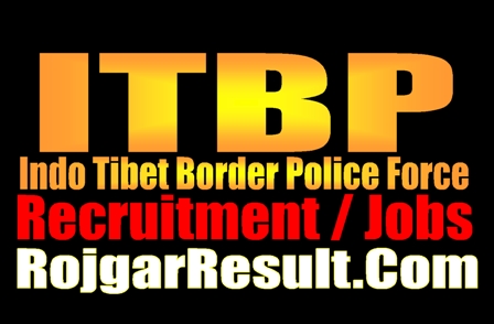 ITBP Recruitment 2024 Online Form
