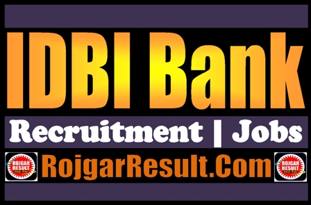 IDBI Bank Recruitment 2024
