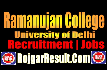 Ramanujan College Recruitment 2023