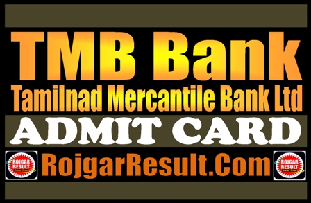 TMB Bank Admit Card 2023 - OUT