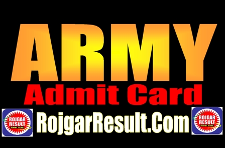 Army Admit Card 2025