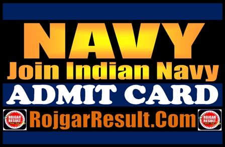 Navy Admit Card