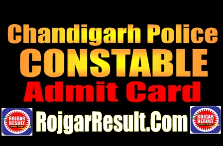 Chandigarh Police Constable Admit Card 2024