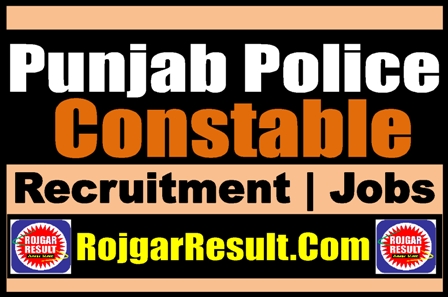 Punjab Police Constable Recruitment 2025 Online Form