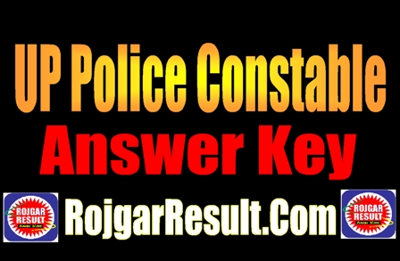 UP Police Constable Answer Key 2024