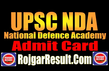 UPSC NDA Admit Card 2025