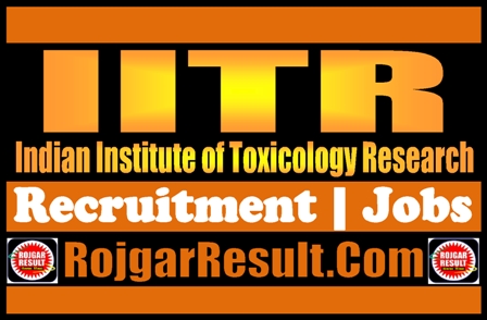 IITR Recruitment 2024 Online Form