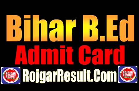 Bihar BEd Admit Card 2025