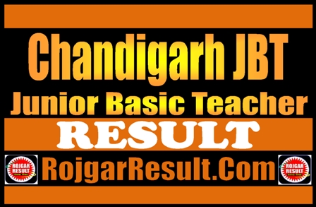 Chandigarh JBT Result 2025