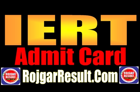 IERT Admit Card 2024