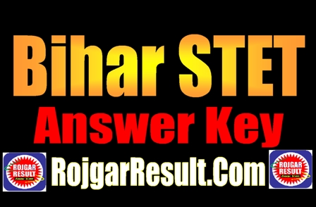 Bihar STET Answer Key 2024