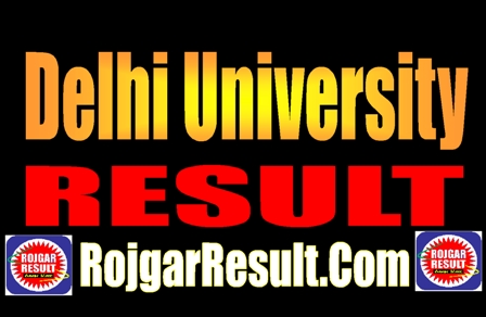 Delhi University DU Result 2024