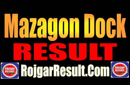 Mazagon Dock Result 2025