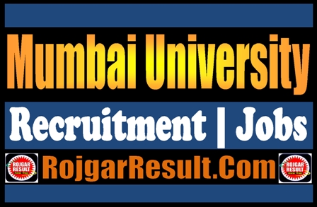 Mumbai University Recruitment 2024