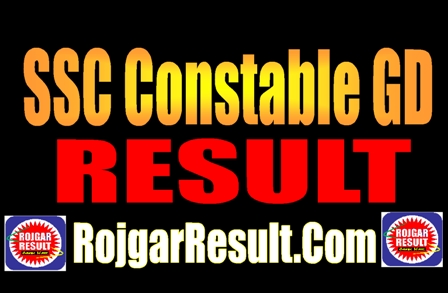 SSC Constable GD Result 2025