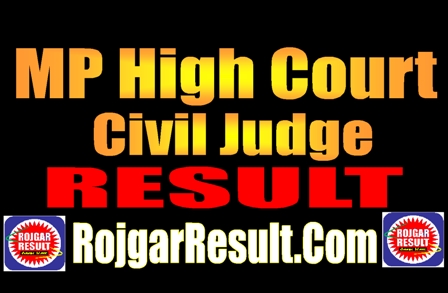 MP High Court Civil Judge Result 2025