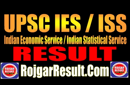 UPSC IES ISS Result 2025