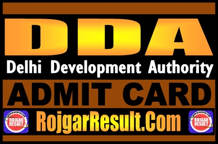 DDA Admit Card 2024