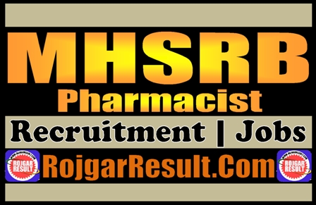MHSRB Pharmacist Recruitment 2024