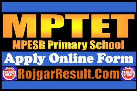 MPESB Primary School MPTET 2024 Online Form
