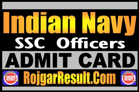 Indian Navy SSC Officers Admit Card 2024