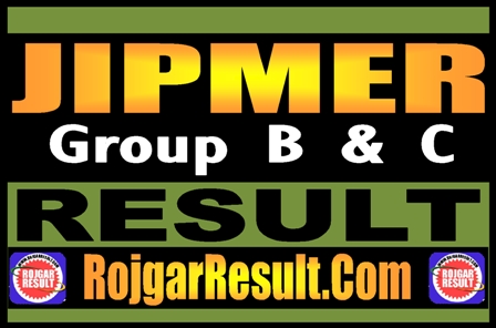 JIPMER Group B C Result 2024