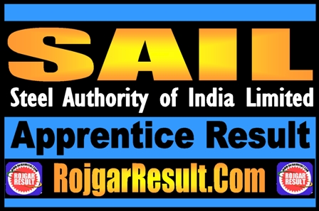 SAIL Apprentice Result 2025