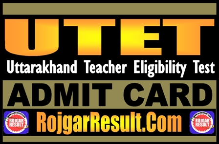 UTET Admit Card 2024
