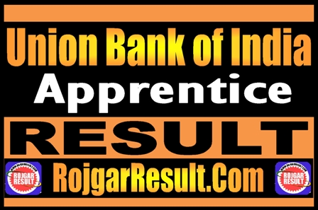Union Bank of India Apprentice Result 2025