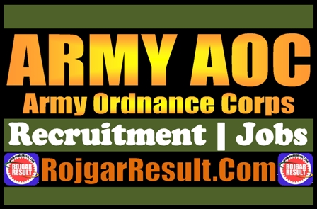 Army AOC Recruitment 2024