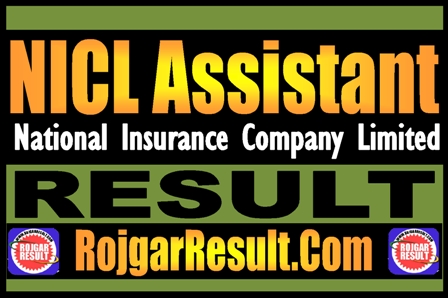 NICL Assistant Result 2025