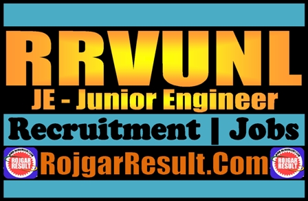 RRVUNL JE Recruitment 2025
