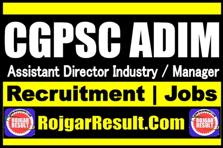 CGPSC ADIM Recruitment 2025