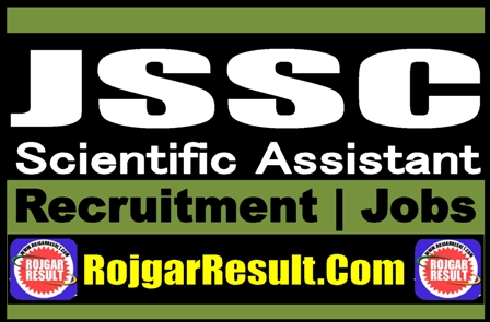 JSSC Scientific Assistant Recruitment 2025