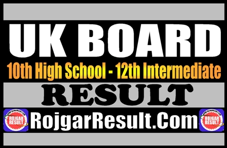 UK Board Result 2025