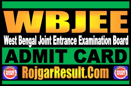 WBJEE Admit Card 2025