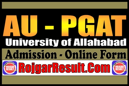 Allahabad University PGAT Admission 2025