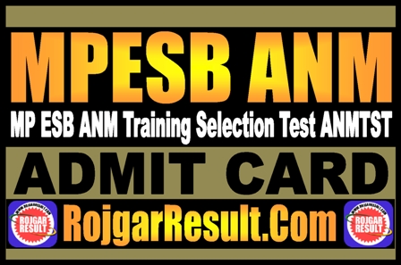 MPESB ANM Admit Card 2025