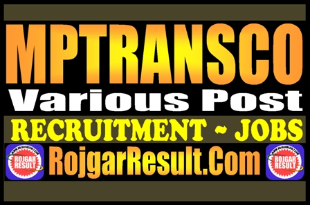 MPTRANSCO Various Post Recruitment 2025