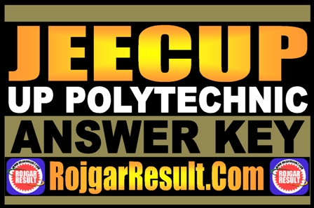 UP Polytechnic JEECUP Answer Key 2025