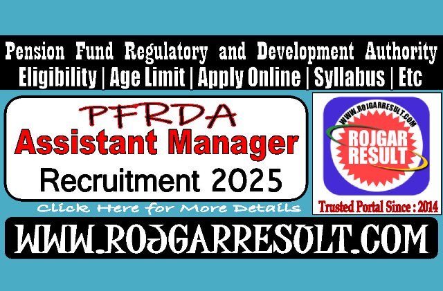 Pension Fund Regulatory and Development Authority PFRDA