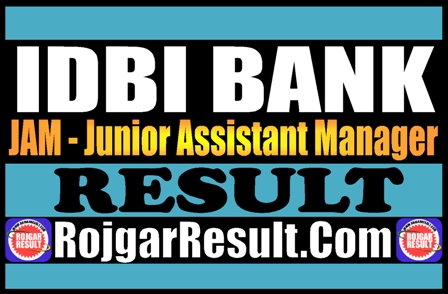 IDBI Bank JAM Result 2025