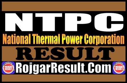 NTPC Result 2025