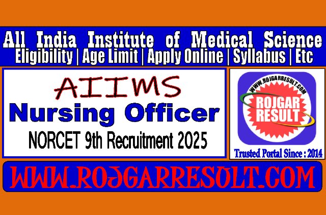AIIMS NORCET 9th