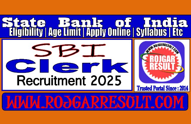 SBI Junior Associates Clerk Online Form 2025 for 5180 Post
