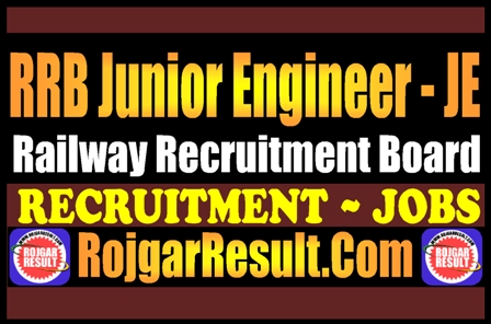 RRB JE Junior Engineer Recruitment 2025