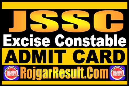 JSSC Excise Constable Admit Card 2026