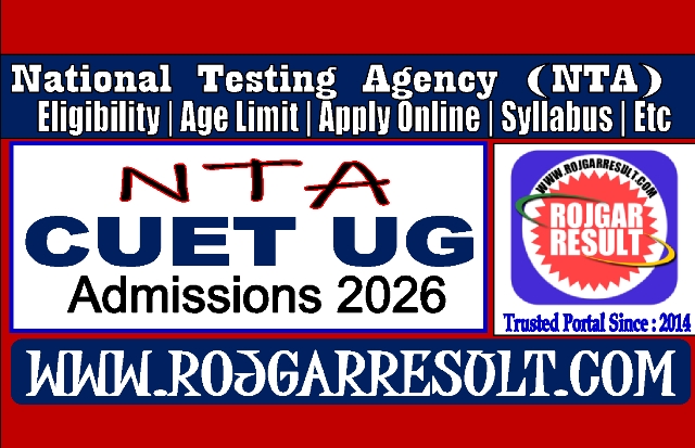 NTA CUET UG 2026 Online Form | Information Brochure