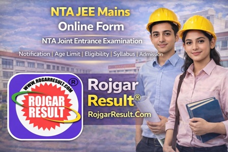 NTA JEE MAIN Admission Online Form 2026